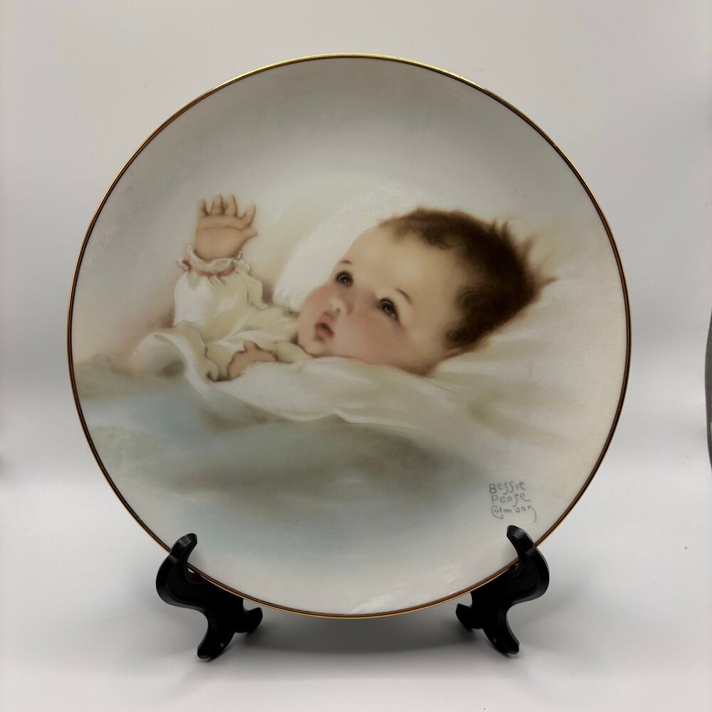 Vtg 1987 Bessie Pease Gutmann "Awakening" Collector Plate - Hamilton Plate 3793C